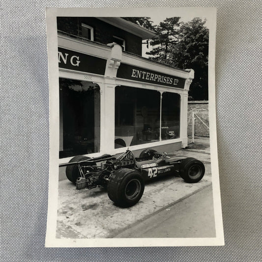 Vintage Racing Car Photo Photograph - Motor Racing Enterprises Team Building Car