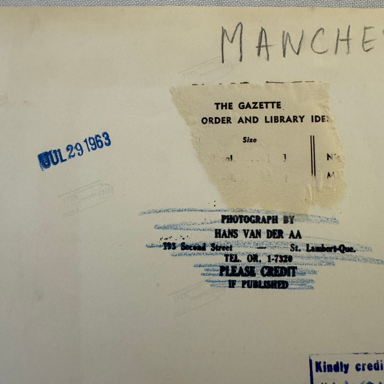 Vintage Ship Boat Photo Photograph Print MV Manchester Commerce Ship 1963