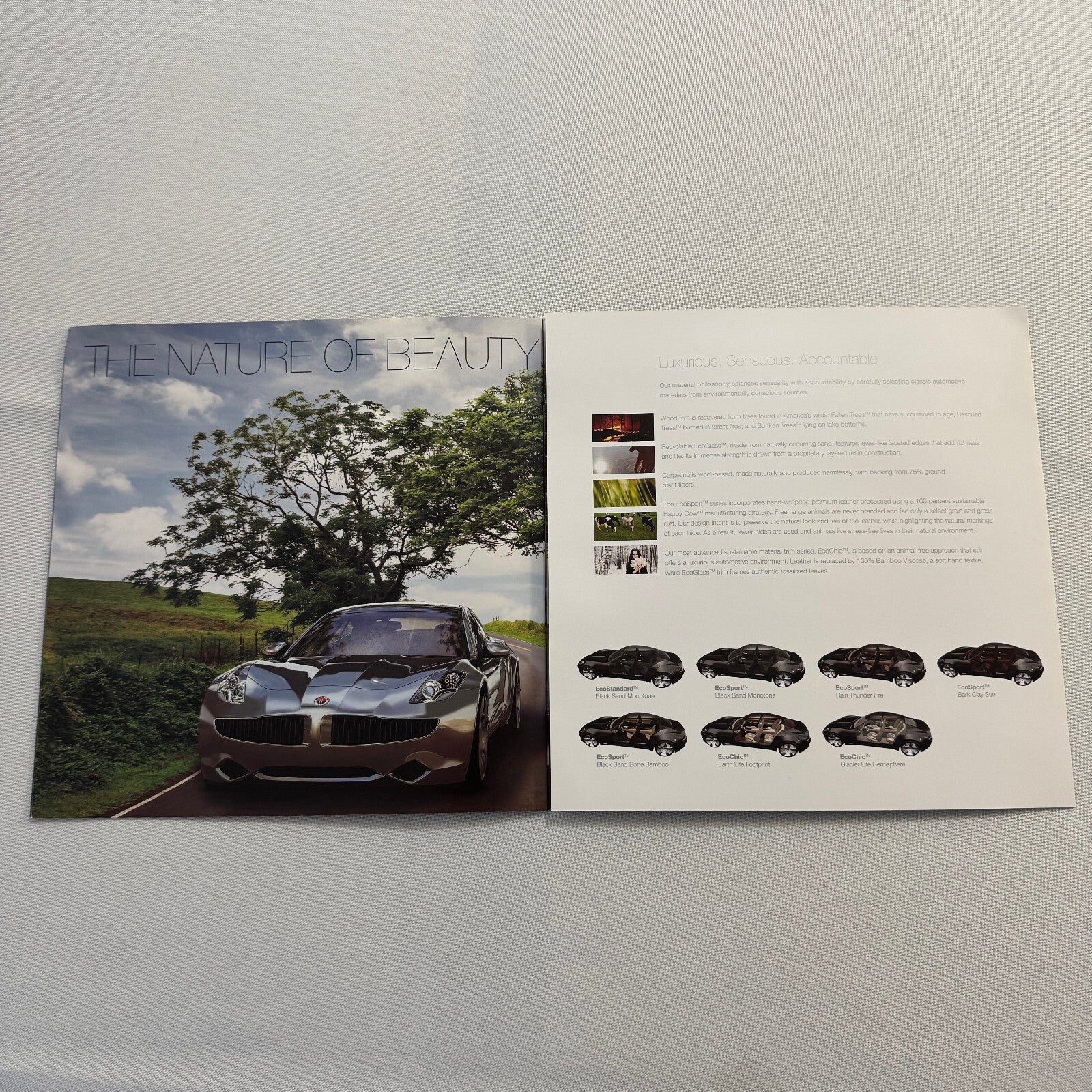 2009 Fisker Karma Car Sales Brochure Catalog Advertising
