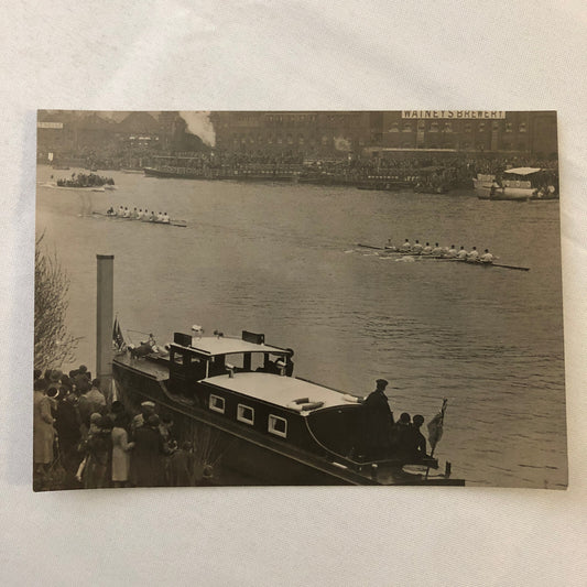 Vintage Press Photo Photograph Cambridge Oxford Rowing Race Britan UK 1933 Rower
