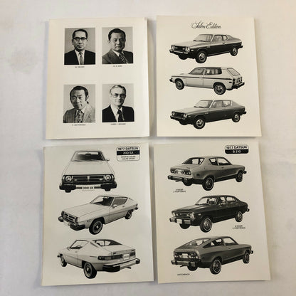 1977 Datsun Press Kit Brochure Photos FRENCH 200SX Sportruck 280Z 280 Z B210 +