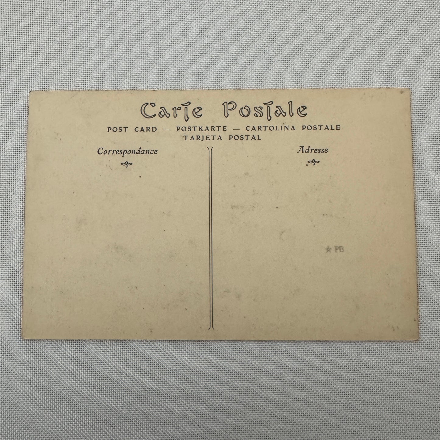 Vintage Zeppelin Airship Dirigible Postcard Post Card French Republique Military