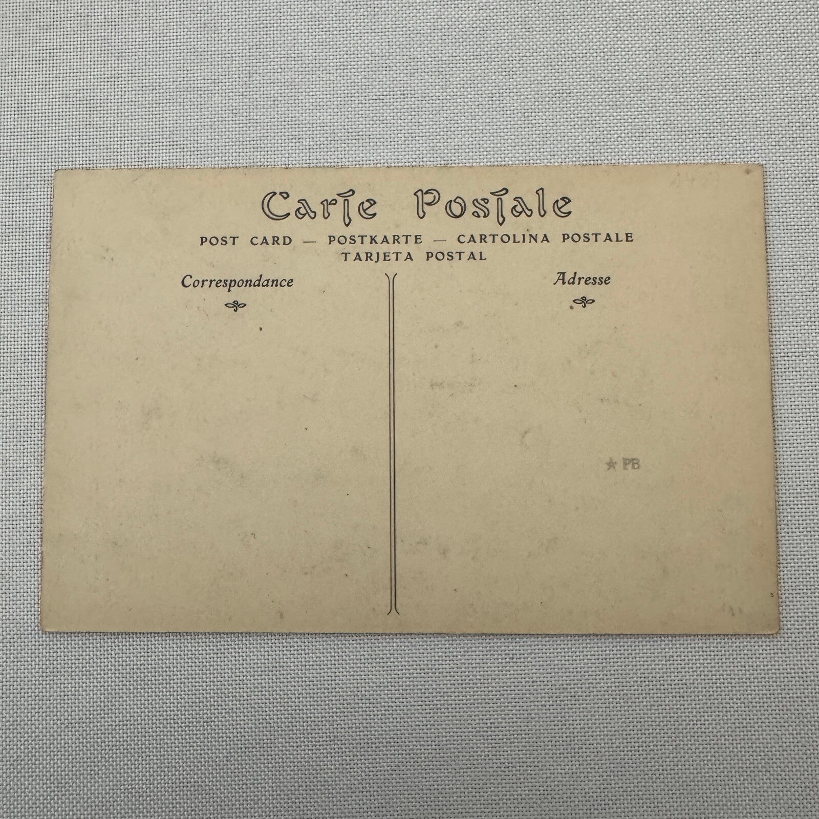 Vintage Zeppelin Airship Dirigible Postcard Post Card French Republique Military