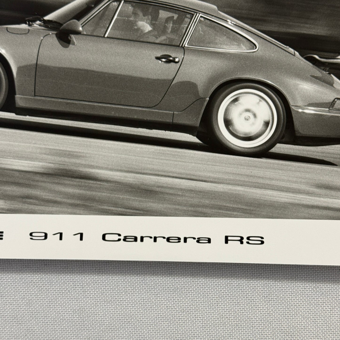 Porsche 911 Carrera RS Car Factory Press Photo Photograph Print Vintage