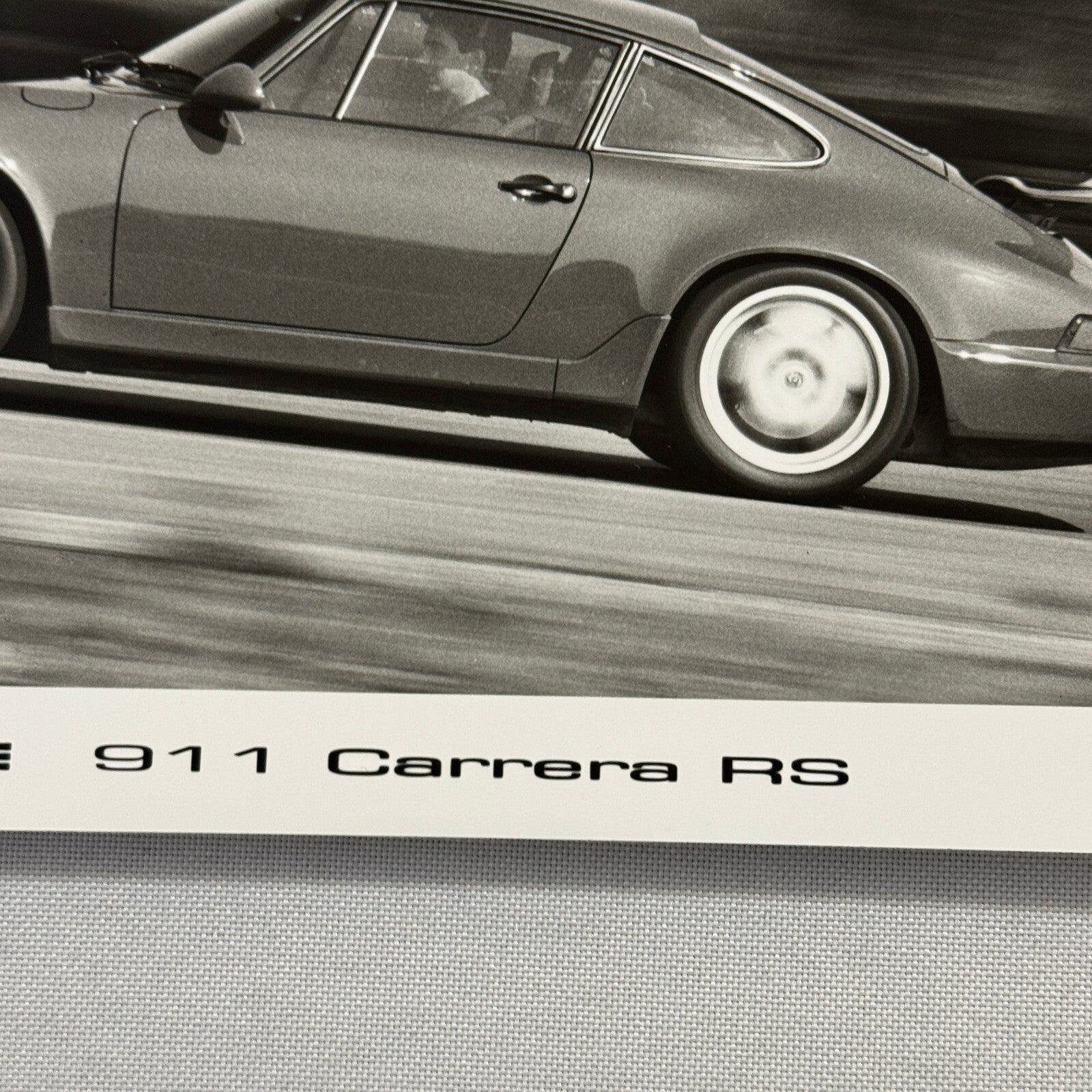 Porsche 911 Carrera RS Car Factory Press Photo Photograph Print Vintage