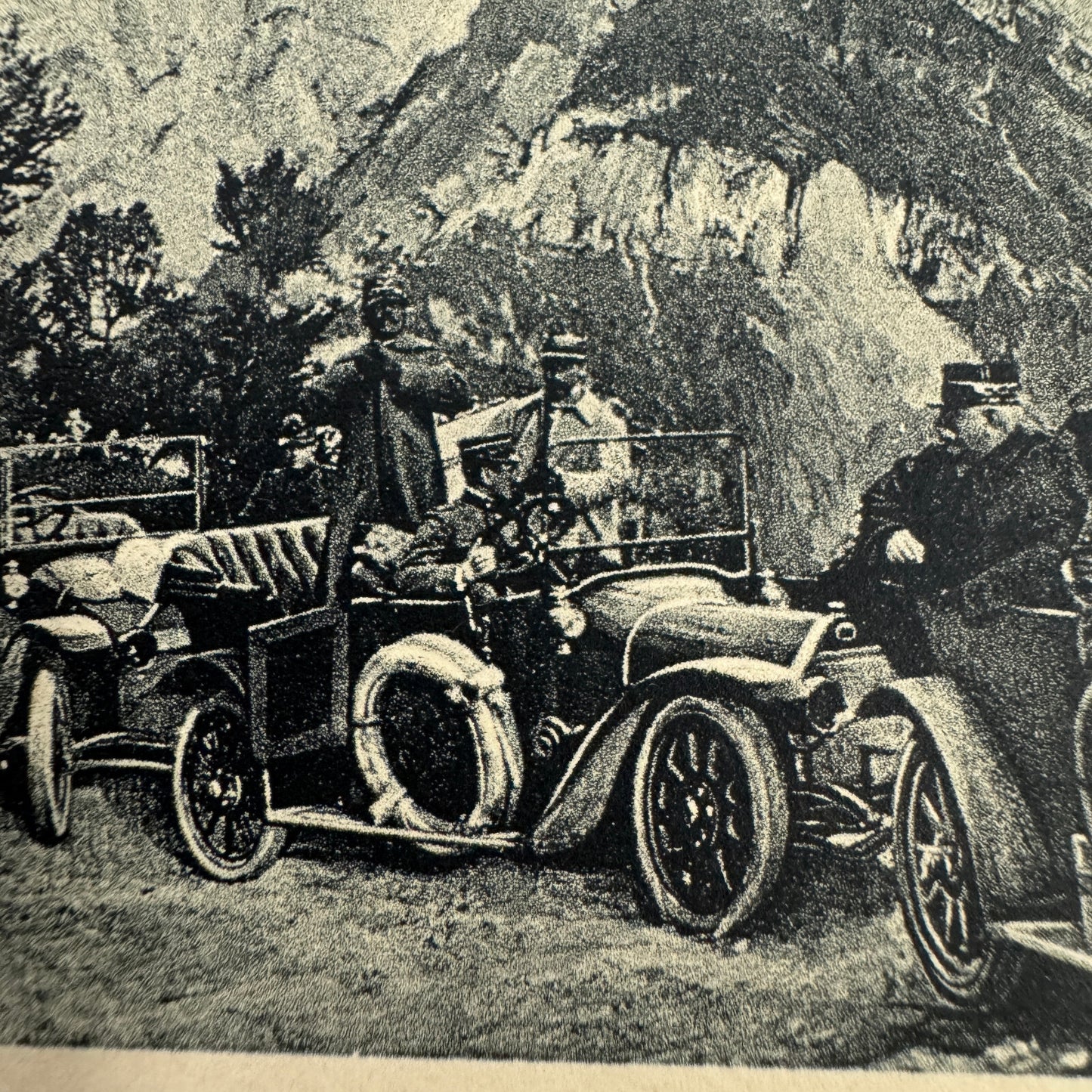 Vintage Fiat Car Automobile Advertising Postcard Post Card Italy Italian