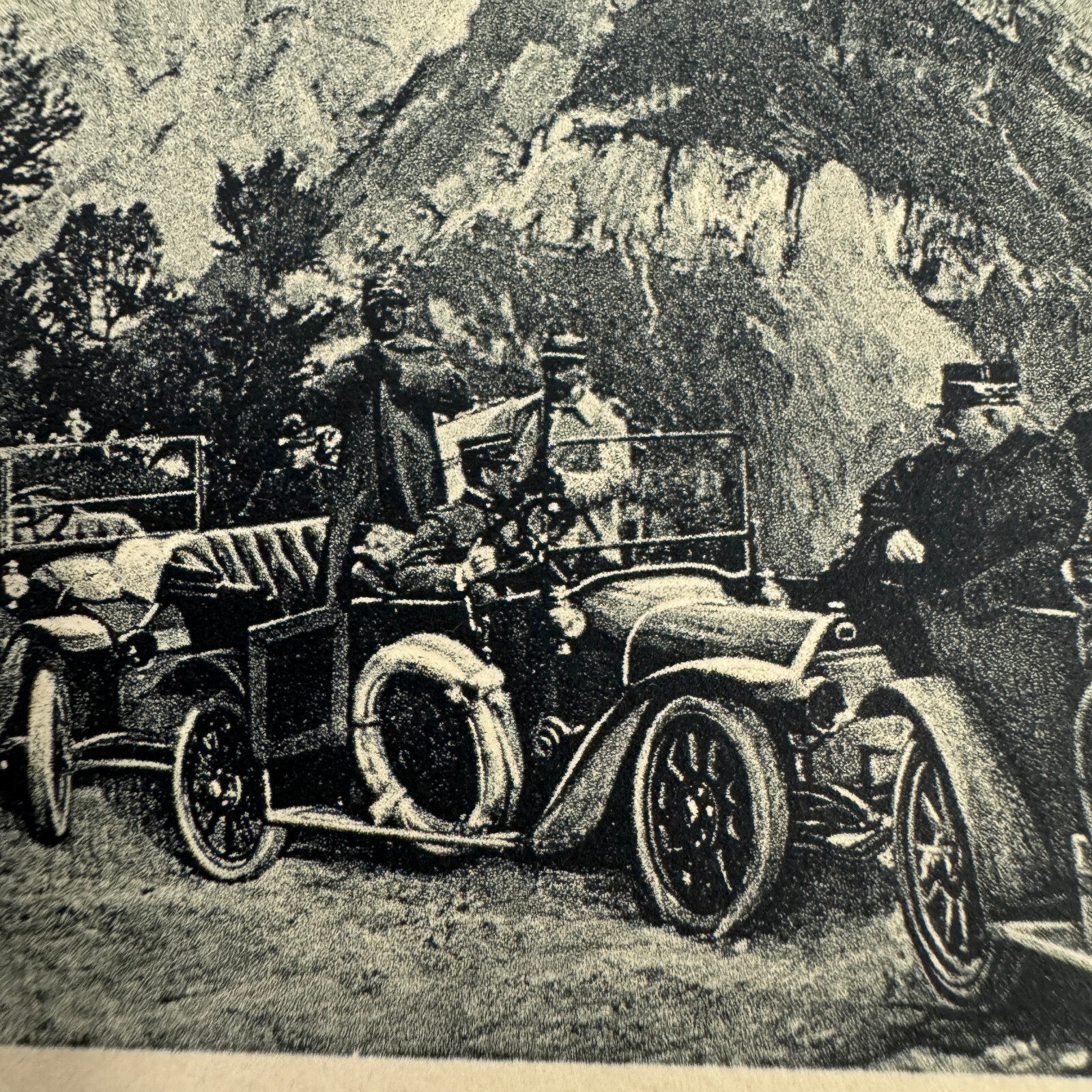 Vintage Fiat Car Automobile Advertising Postcard Post Card Italy Italian