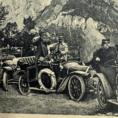 Vintage Fiat Car Automobile Advertising Postcard Post Card Italy Italian