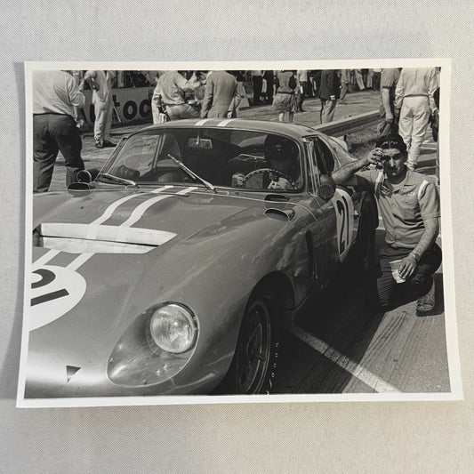 Vintage Racing Photo Photograph Dan Gurney Goodwood Cobra Daytona Modern Print