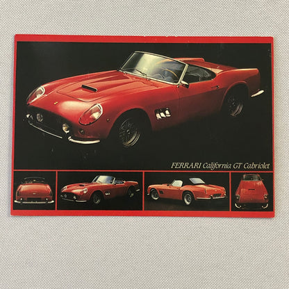 Ferrari 250 California GT Cabriolet Postcard Post Card 1990