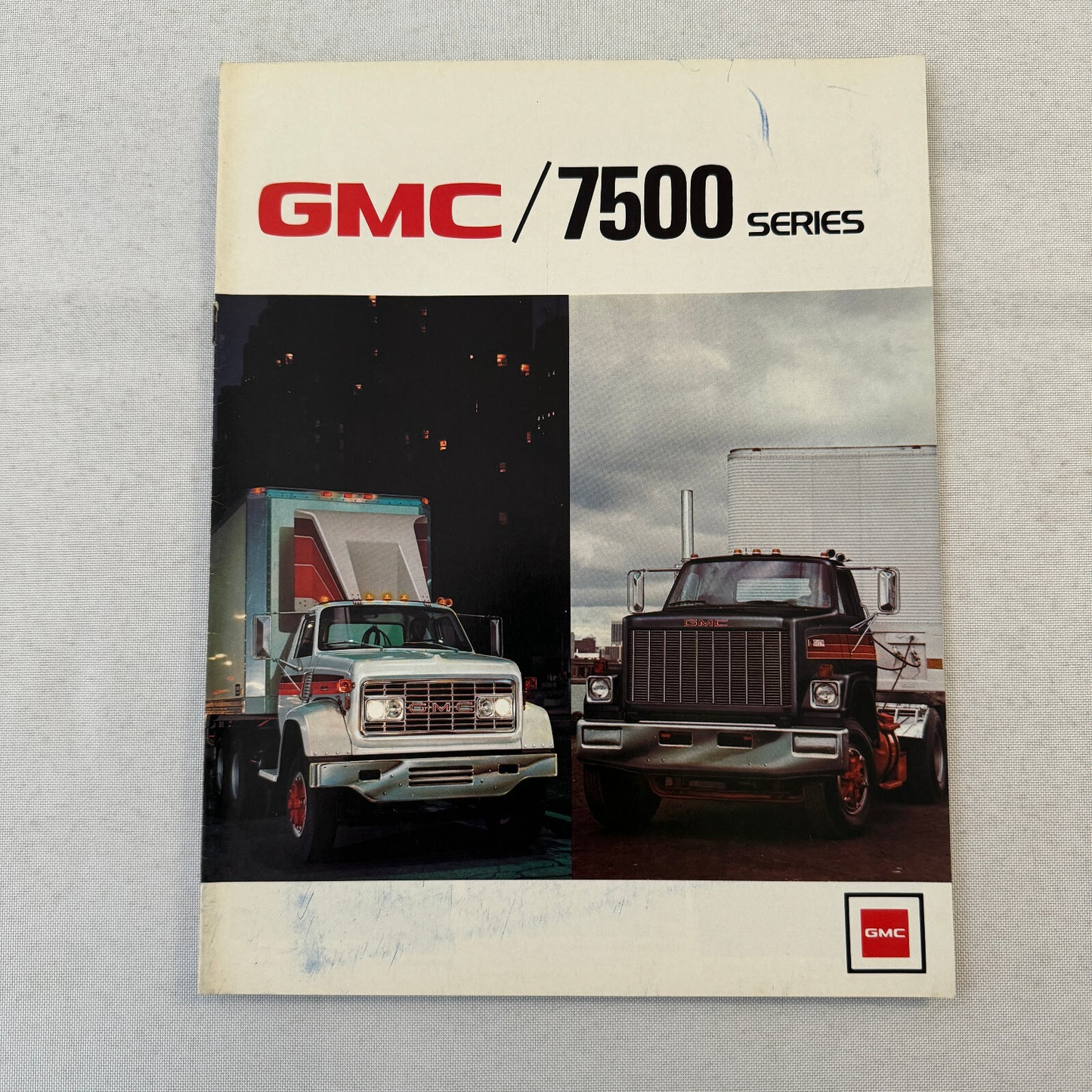 GMC 7500 Truck Sales Brochure Catalog Advertising