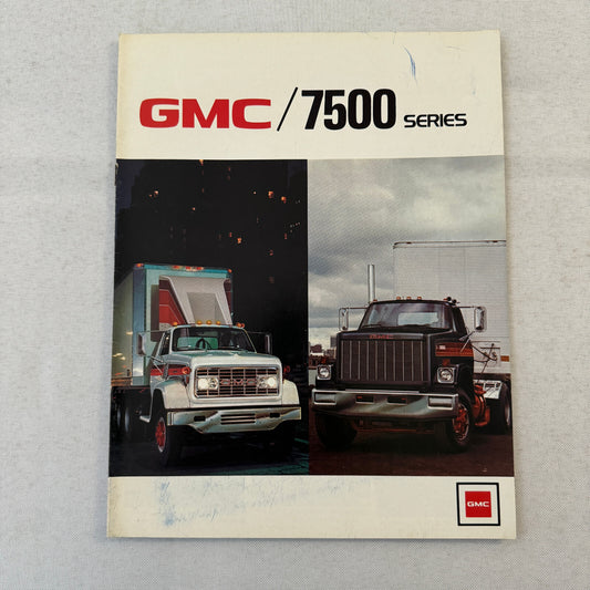 GMC 7500 Truck Sales Brochure Catalog Advertising