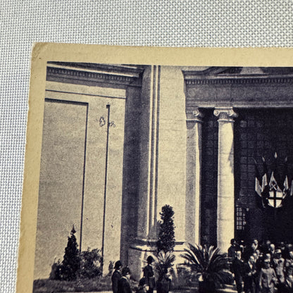 Vintage Italian Postcard Post Card International Exposition 1928 Milano Milan