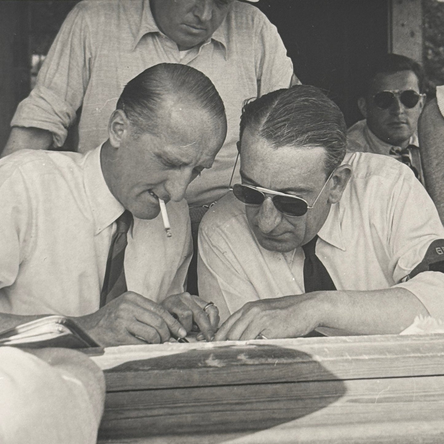 Vintage Racing Photo Photograph Print Christopher Fritz Bern 1949 Alfa Romeo ?