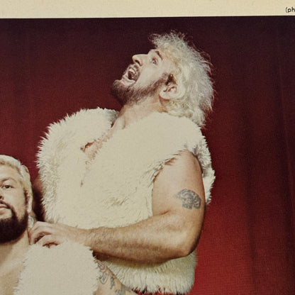 Vintage Wrestling Print Insert Nick Carte Sweet Williams Quebec French 1973