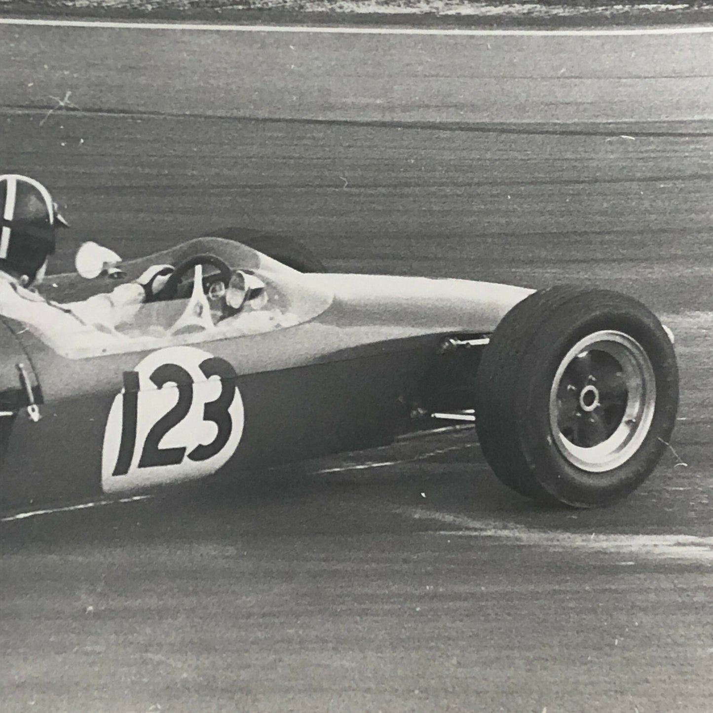 Vintage Racing Car Photo Photograph Print 