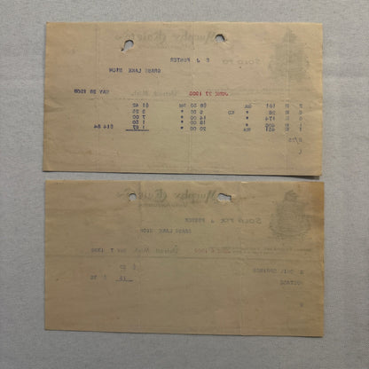 Murphy Chair Company Detroit Michigan Receipt Document Letterhead 1908 Lot 2x