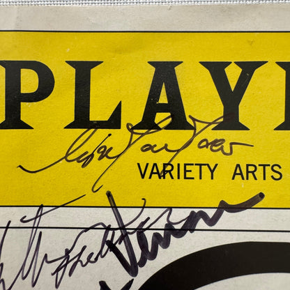Necessary Targets Cast Signed Theater Playbill Autographed Signature 2002