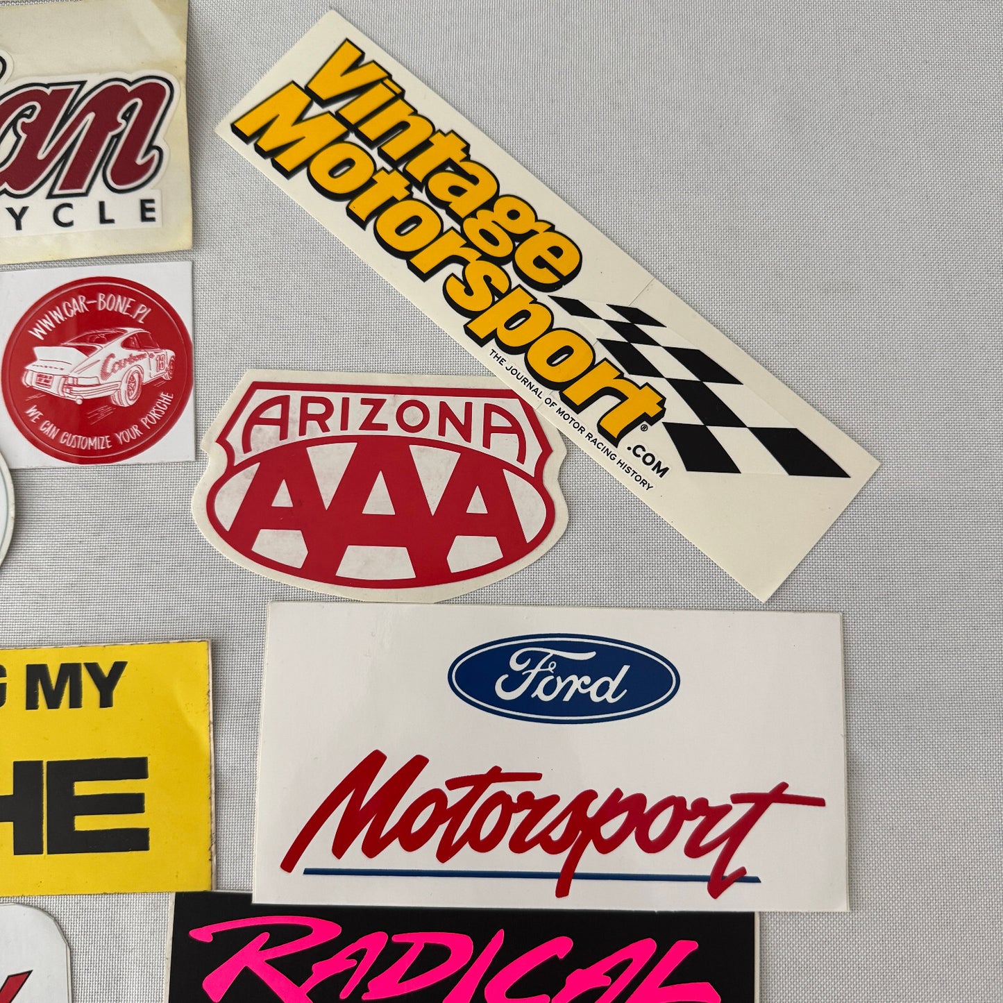 Car and Racing Decal Lot 20x 24 Hours of LeMans Porsche Momo Ford Motorsports +