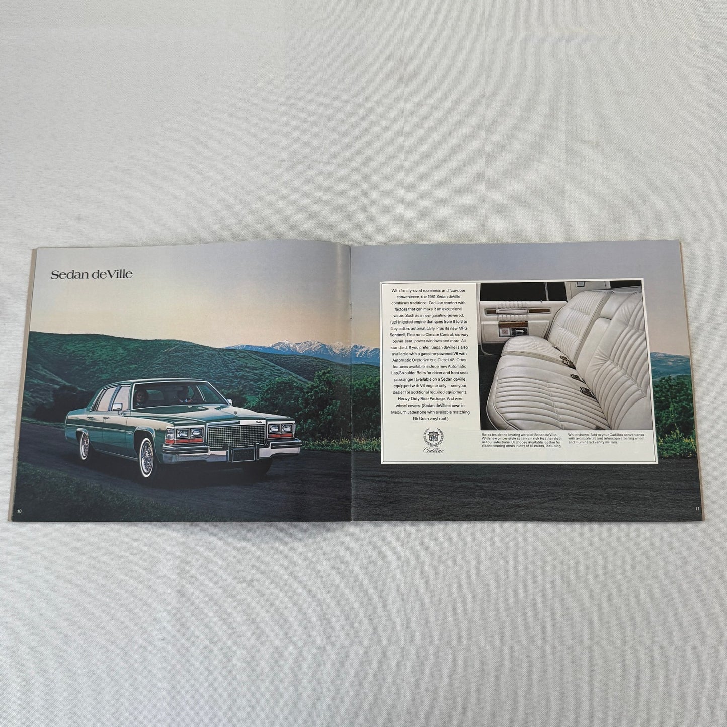 1981 Cadillac Car Sales Brochure Catalog Coupe DeVille Eldorado Seville Brougham