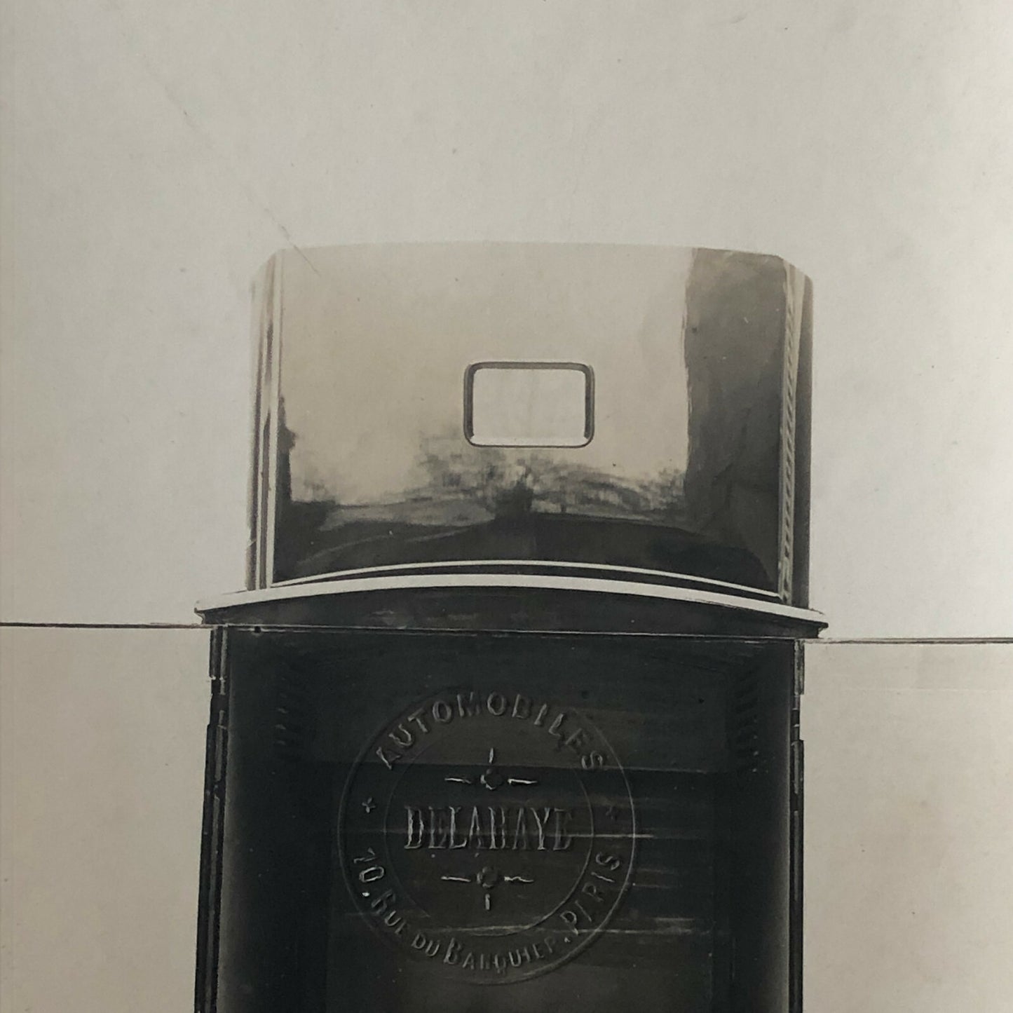 Antique Delahaye Truck Van Photo Photograph with Company Embossed Stamp Vintage 