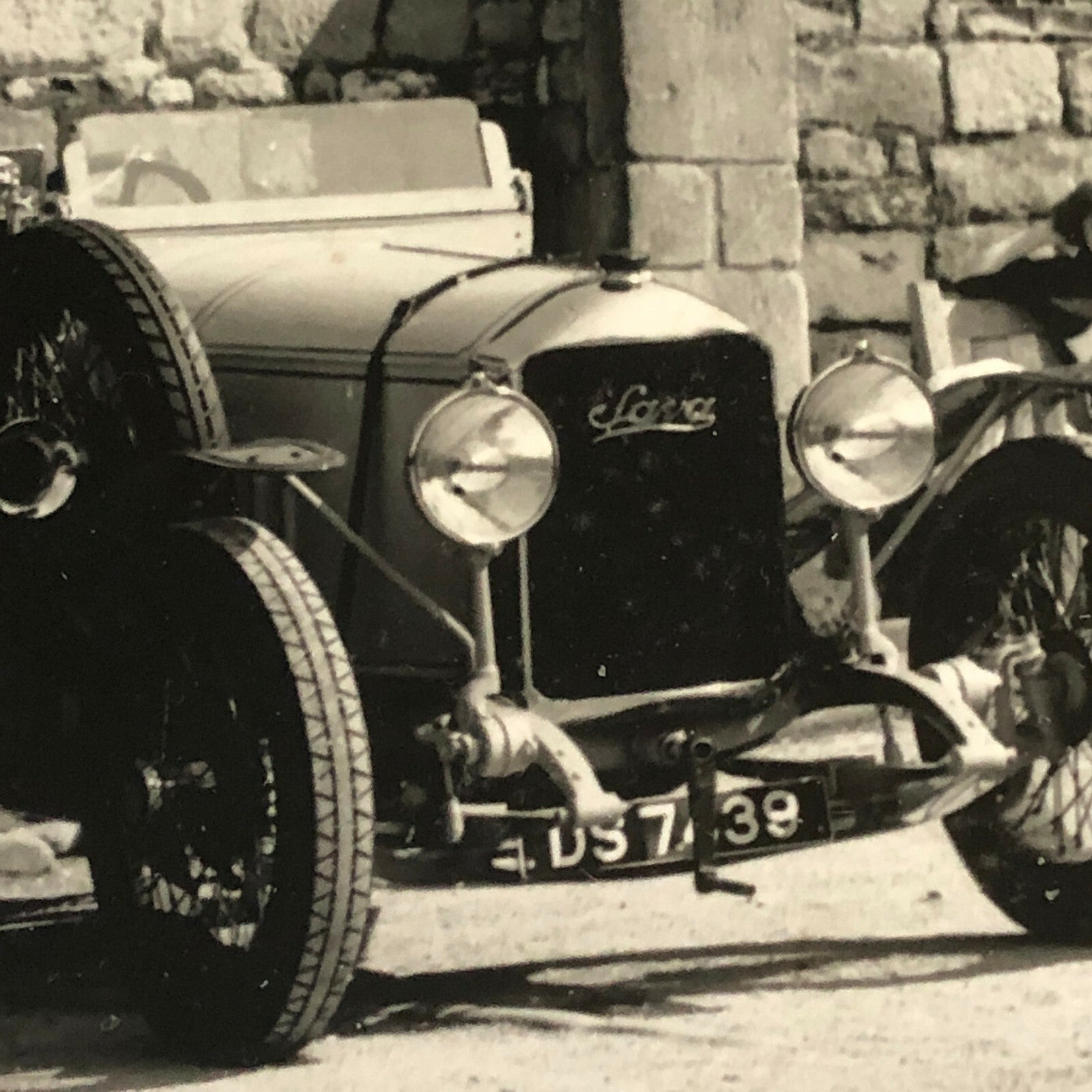 Antique Car Photo Photograph Print - Rolls Royce + 1970s Auction or Event ? 
