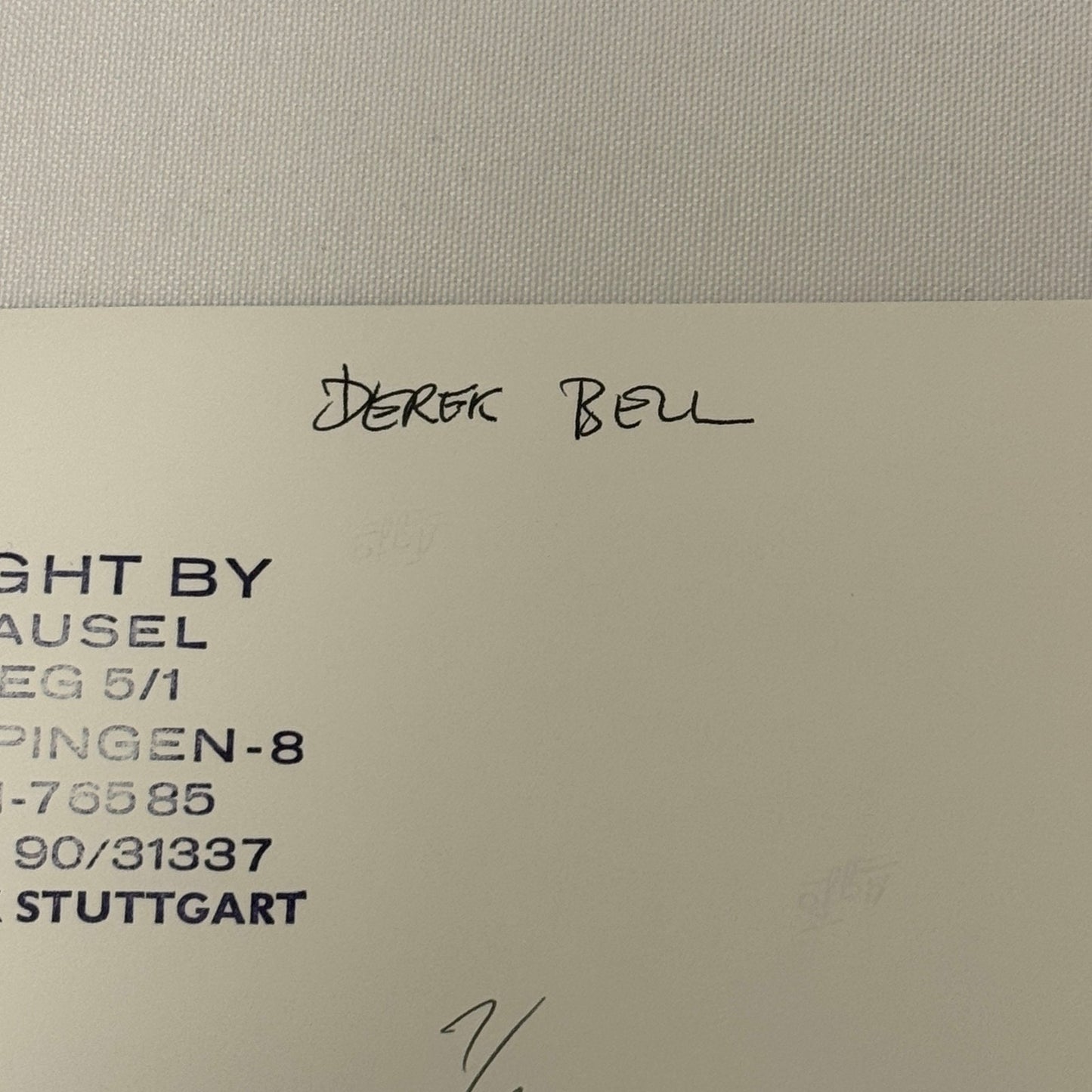 Vintage Racing Photo 1971 Rome Italy F2 Race Derek Bell Driver Motorsport