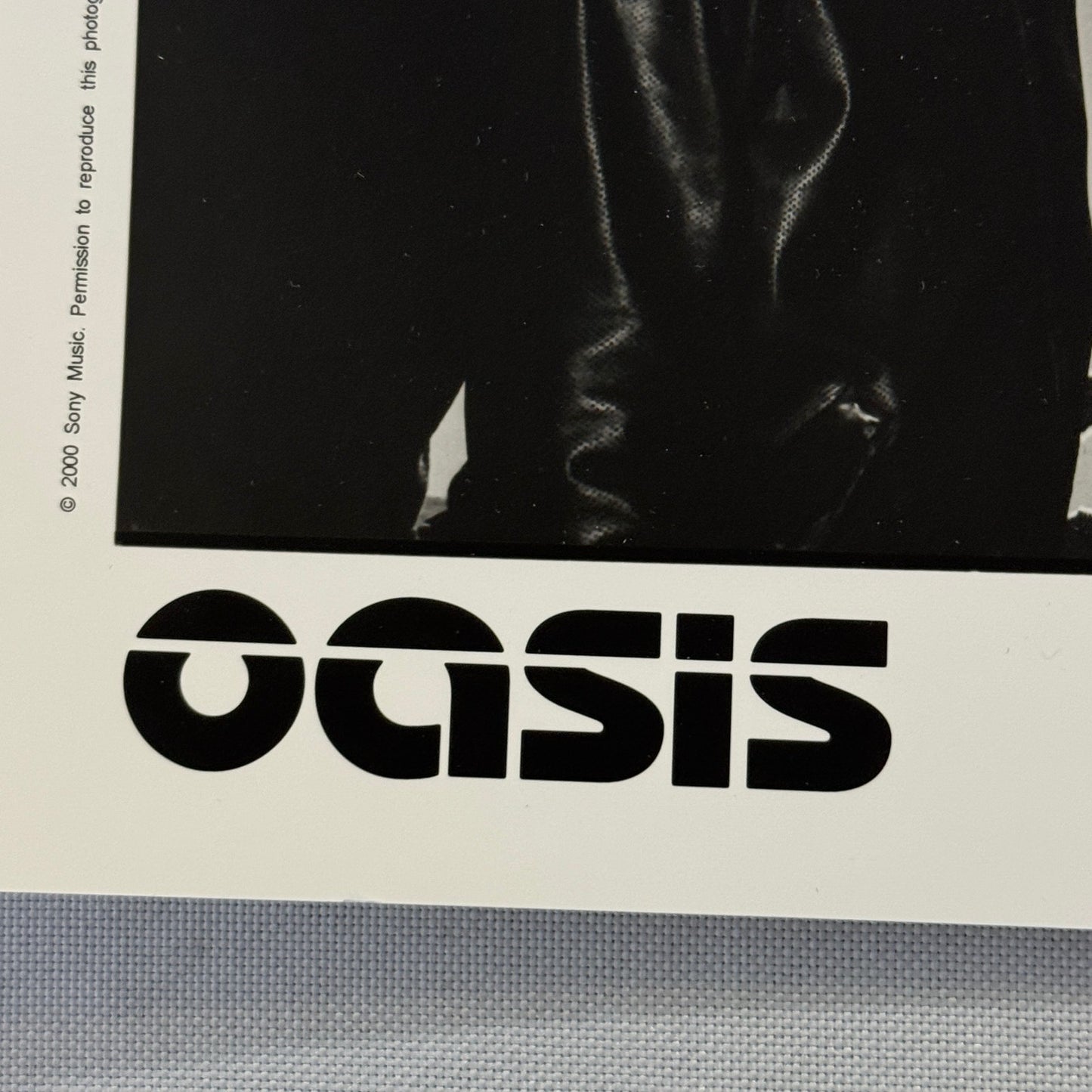 Oasis Publicity Press Photo Photograph Liam Gallagher Noel Gallagher 2000