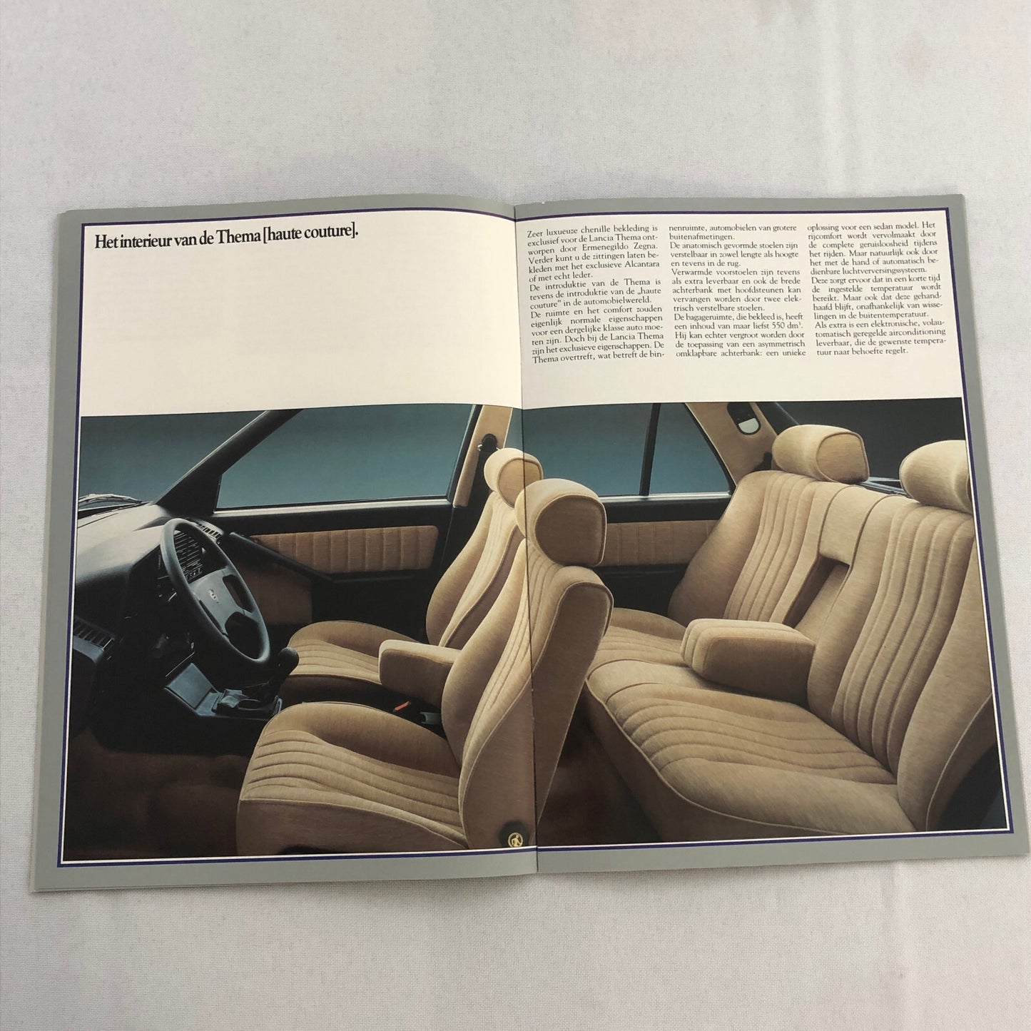 Lancia Thema Car Sales Brochure Catalog German Turbo V6 i.e. Diesel