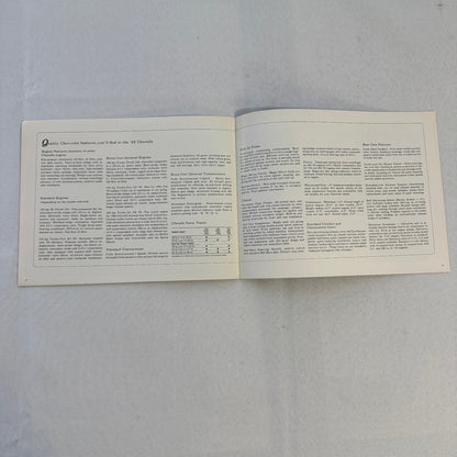 1966 Chevrolet Chevelle Sales Brochure Catalog Malibu Convertible 300 Wagon