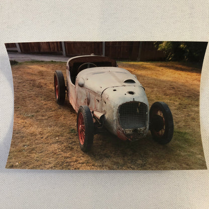 Vintage Austin Seven Special Car Barn Find Photo Photograph Lot of 3