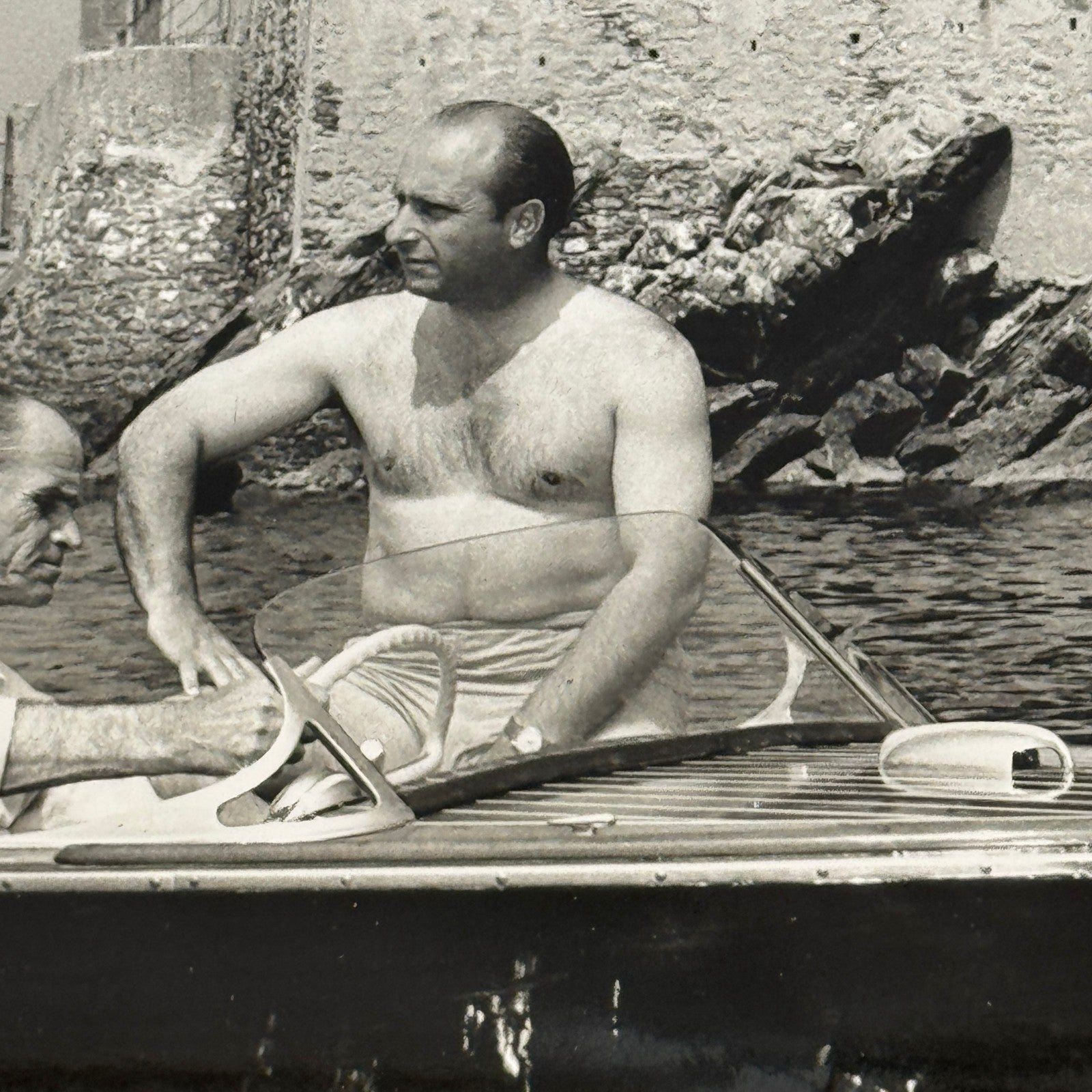 Juan Manuel Fangio Retirement Vacation Holiday Italian Press Photo F1 Racing