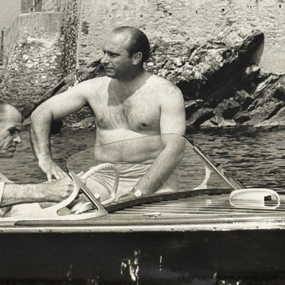 Juan Manuel Fangio Retirement Vacation Holiday Italian Press Photo F1 Racing