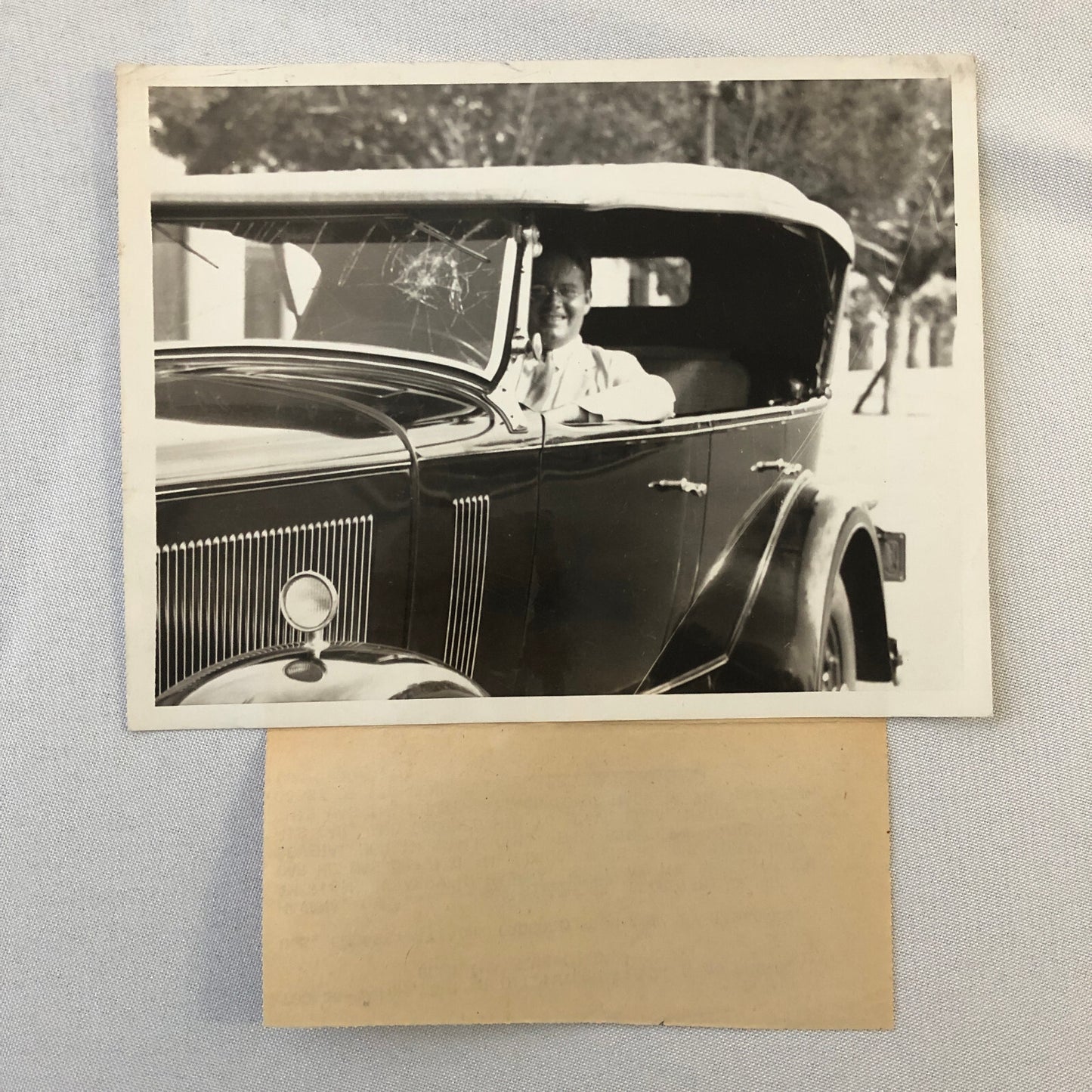 Press Photo Photograph American Ambassador Attacked in Cuba Havana Car