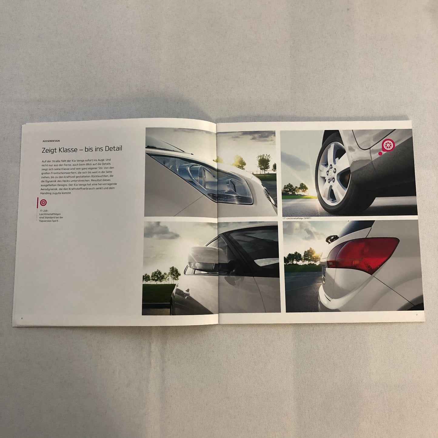 2014 Kia Venga Car Sales Brochure Catalog with Price List GERMAN Market