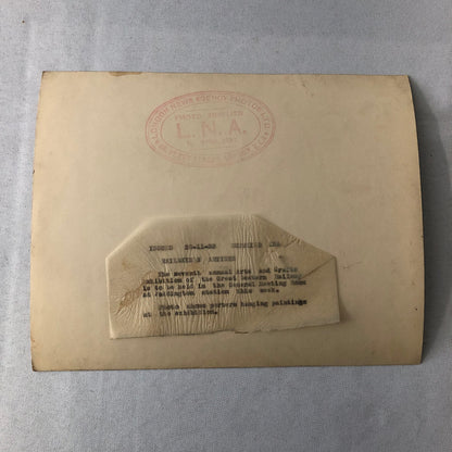 Vintage Press Photo Photograph Great Western Railway Art Painting Exhibit 1933