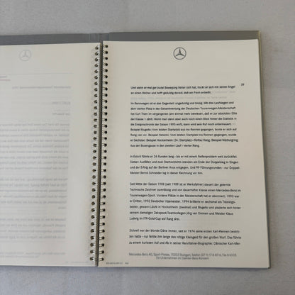 1996 Mercedes ITC AMG Racing Press Kit Dario Franchitti Ellen Lohr Kurt Thiim