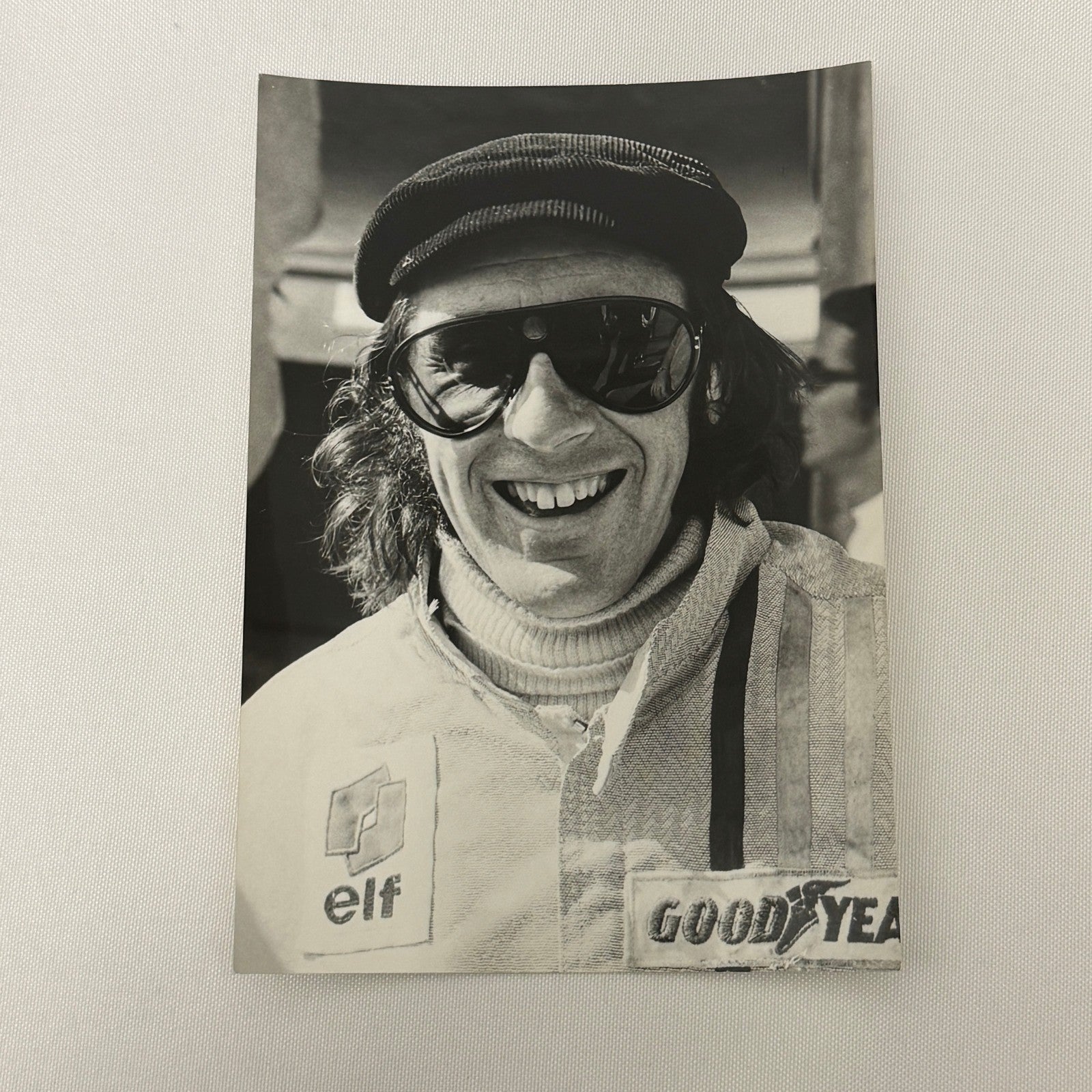 Vintage Racing Photo 1971 Austrian Grand Prix Driver Jackie Stewart Motorsport