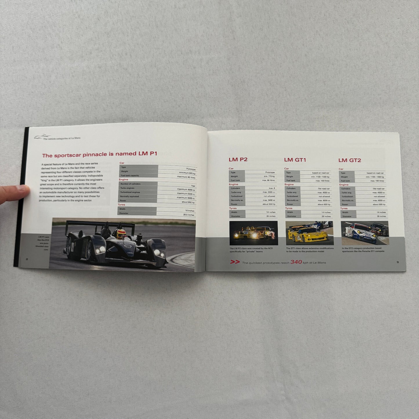 Audi R10 LeMans Racing Media Information Brochure 24 Hours of Le Mans