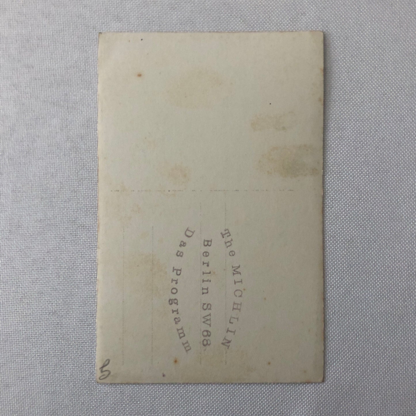 Circus Performer Unicycle Acrobat Balancing The Michelins Postcard Post Card