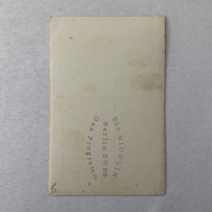 Circus Performer Unicycle Acrobat Balancing The Michelins Postcard Post Card