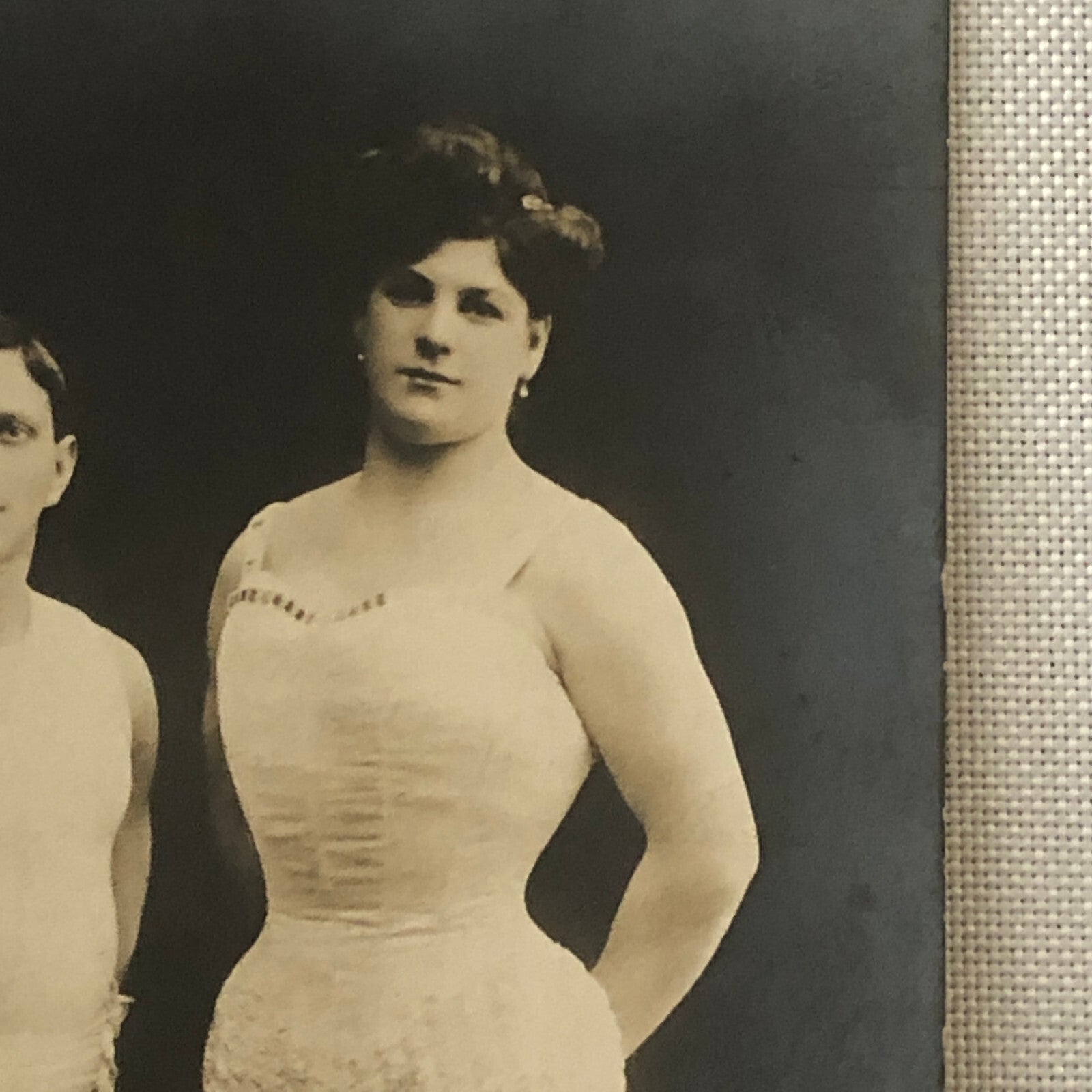 Circus Performer Real Photo Postcard Post Card RPPC The Sandwinas