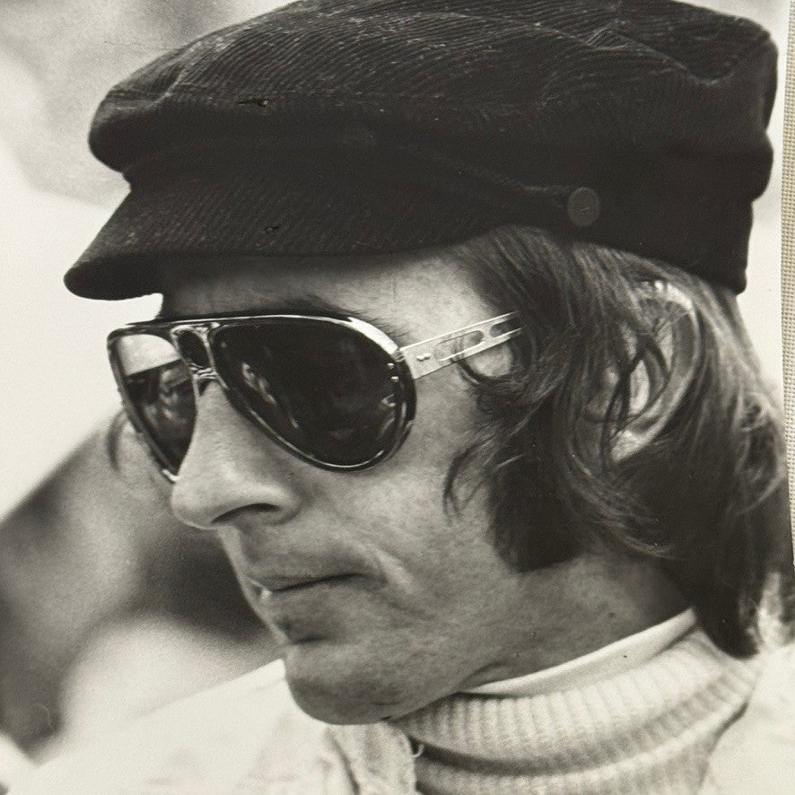 Vintage Racing Photo Jackie Stewart 1971 Monaco Grand Prix Race Jutta Fausel