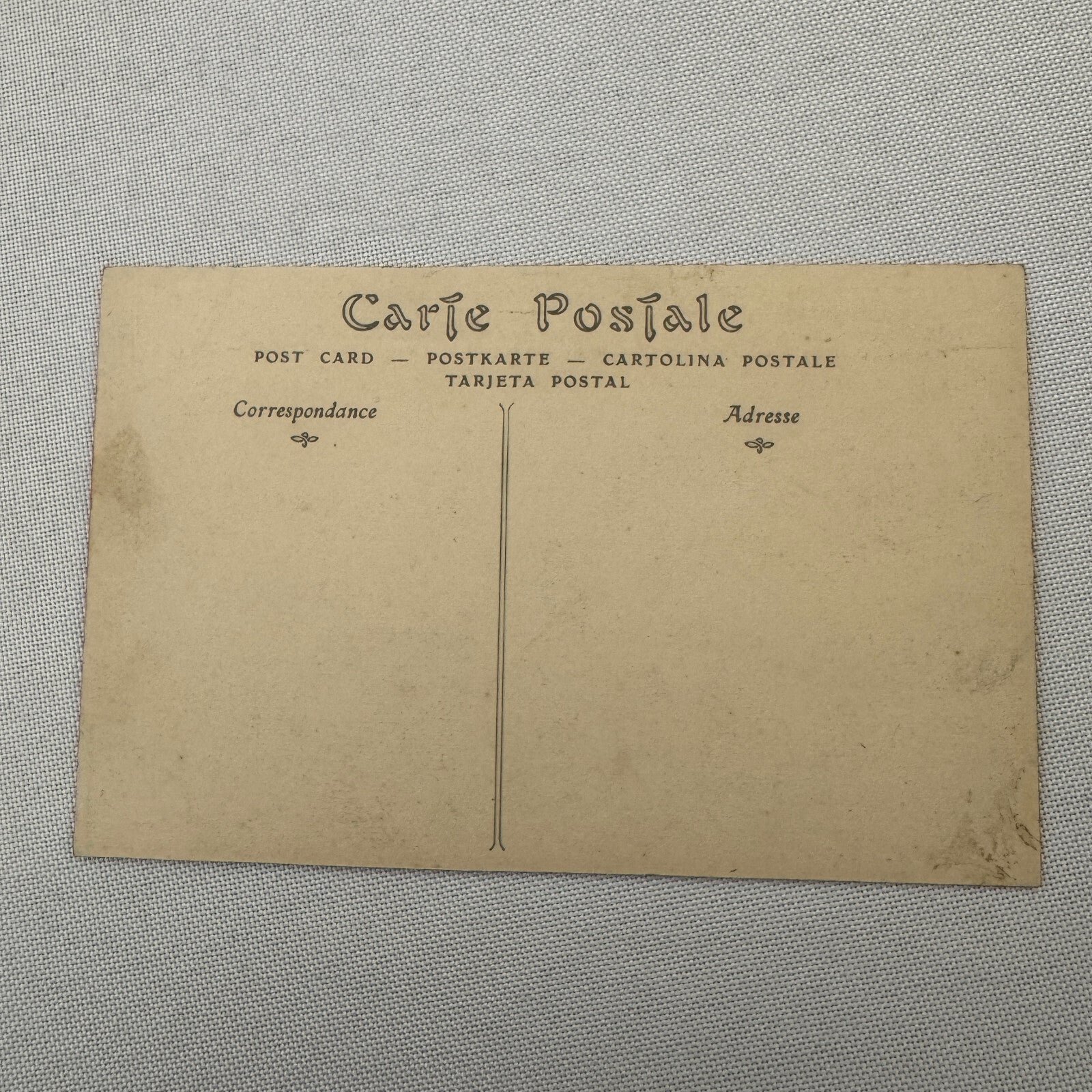 Vintage Zeppelin Airship Dirigible Postcard Post Card Paris Clement Bayard