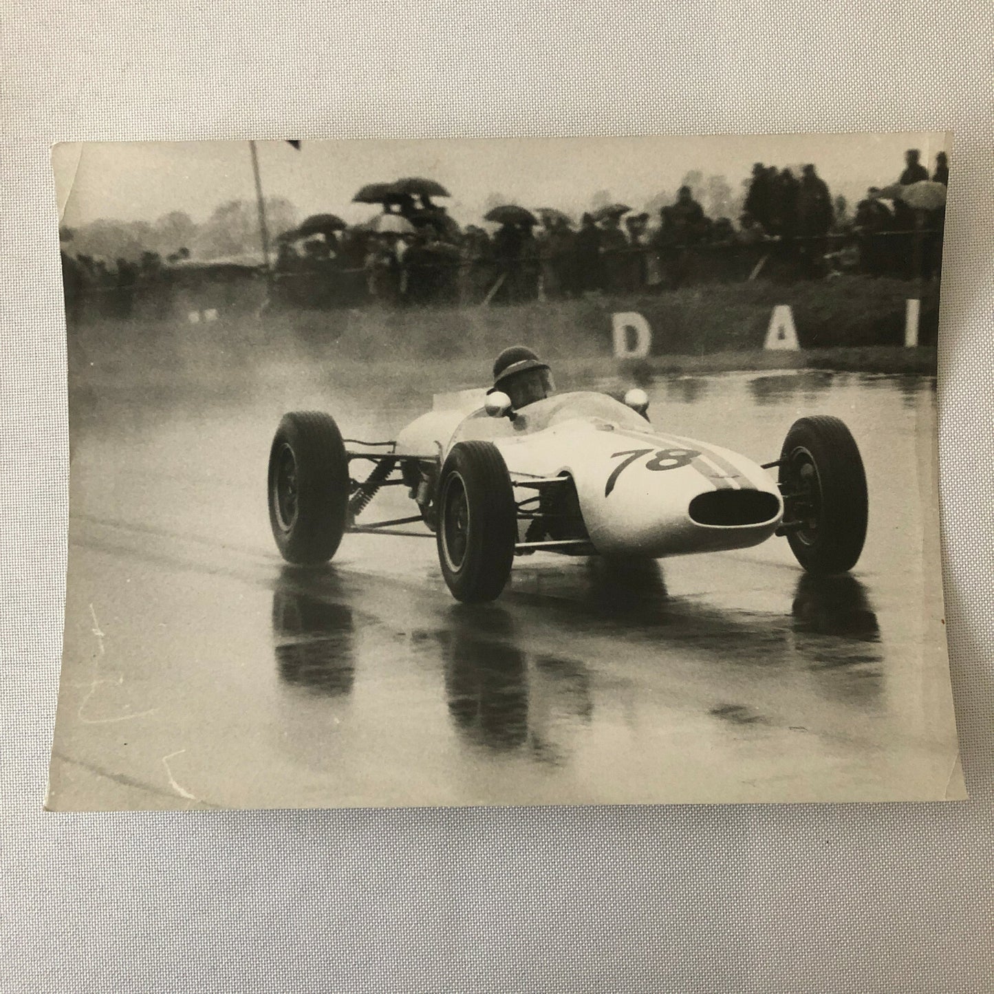 Vintage Grand Prix Racing Car Photo Photograph Print 