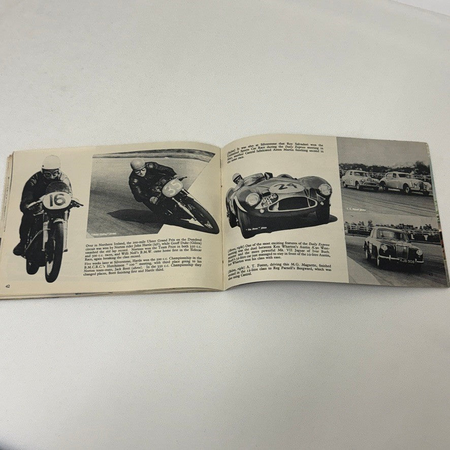 1956 Castrol Racing Achievements Brochure Grand Prix Motorcycle Aston Martin +