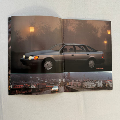 Merkur Scorpio Car Sales Brochure Catalog Advertising
