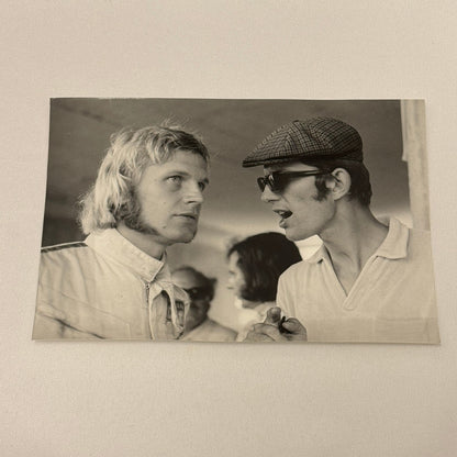 Vintage Racing Photo 1971 Austrian Grand Prix Reine Wisell Peter Warr