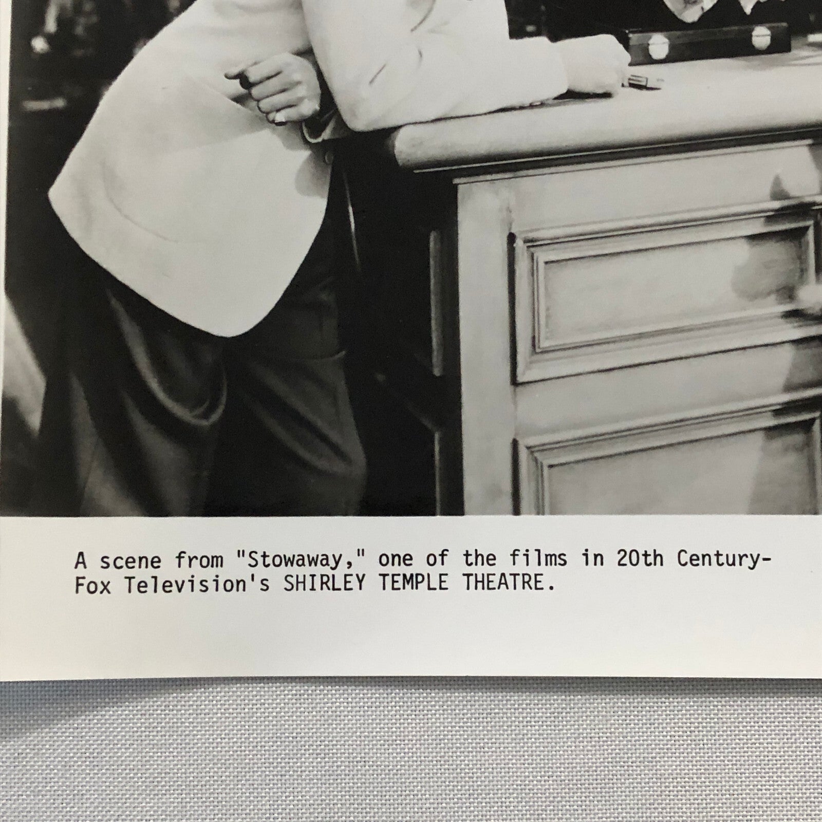 Shirley Temple Stowaway 20th Century Fox 1977 Press Photo Photograph Movie Film