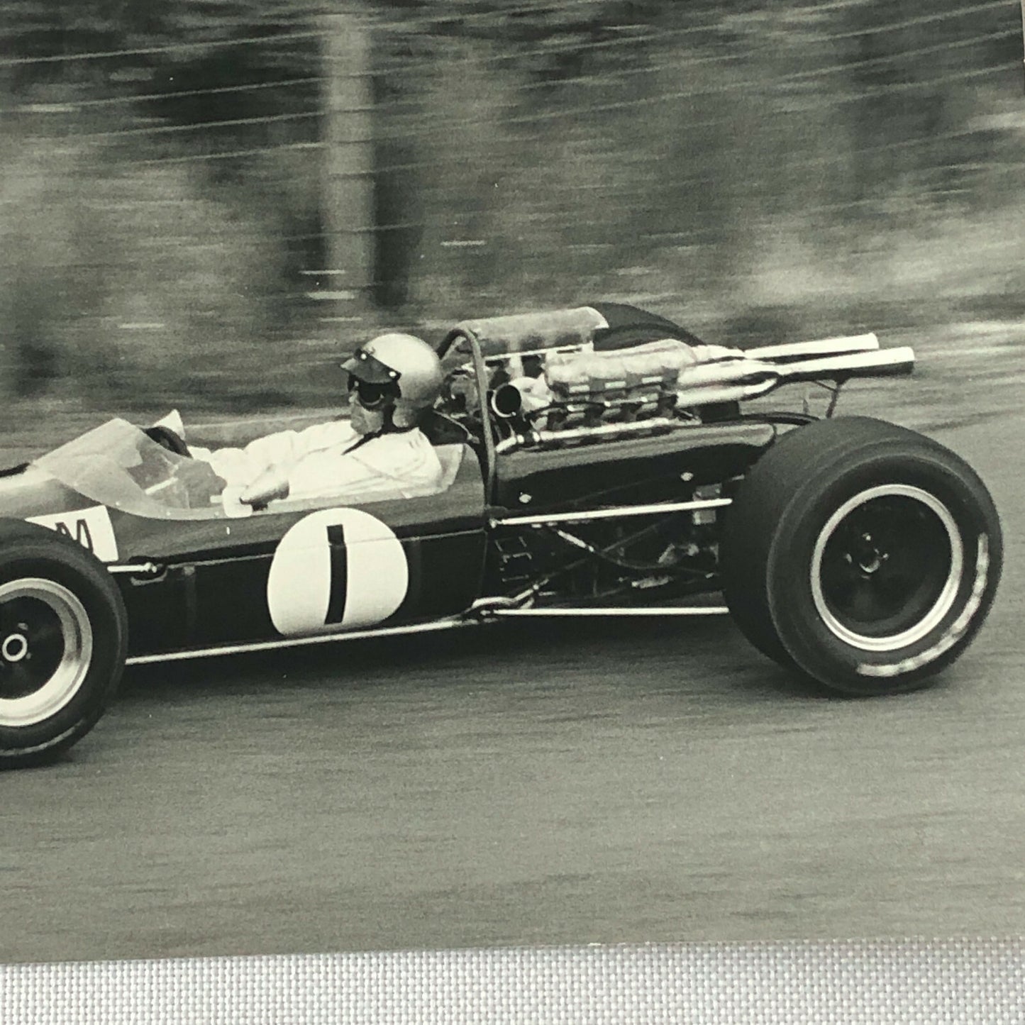Vintage Jack Brabham Racing Driver Grand Prix Photo Photograph 